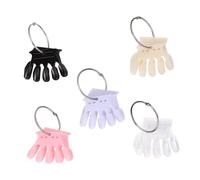 CALLARON 5Pcs Nail Color Display Boards Crown Shape Contrast Plates for Easy Nail Art Access Lightweight and Convenient Manicure Tool for Color Demonstration and Customer Showcasing