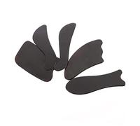 CALLARON 5pcs Natural Buffalo Horn Skin Scraping Board Set Multi Function Gua Sha Massage Tool for Body Face and Neck Promotes Circulation Enhances Flow Traditional Acupuncture Massager