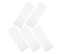 CALLARON 5pcs PVC Bookmark Sleeves with Holes, Plastic Book Covers Protective Pouches for Photo Booth Props and Party Decorations