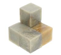 CALLARON 5pcs Qingtian Square Seal Stones for Calligraphy Practice and Name Engraving, Blank Stone Stamp Set for Chinese Seal Carving and Painting Name Stamp Craft