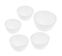 CALLARON 5pcs Small Silicone Mixing Bowls Set for Facial Mask Diy Skincare Prep and Serve for Spa and Kitchen Use