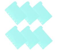 CALLARON 6 Sheet A7 Notebook Planner Dividers Pp Loose-Leaf Pages Minimalist Practical Easy to Carry Versatile Use for Budget Planners and Notebooks