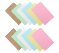 CALLARON 600pcs Colored Blank Cards for Vocabulary Practice and DIY Message Notes, Rectangular Paper Flashcards for Classroom Activities and Commuting, Portable Review Tool for Students