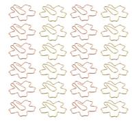 CALLARON 60pcs Journal Clip Iron Cherry Blossom Design Metal Paper Clips for Bookmark Organizer and Document Sorting at Work or Study