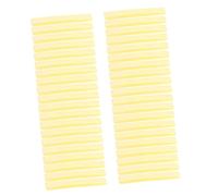 CALLARON 60pcs Portable Compression Makeup Pads for Women Yellow Pva Sponge Puff Facial Cleansing Bars Absorbent and Fade Resistant Powder Puff Set and Skin Friendly Cosmetic