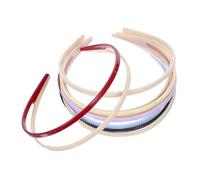 CALLARON 6pcs Candy Color Splicing Hair Hoops with Double Row Teeth Non Slip Headbands for Women Teens Secure Fit Hair Accessories for Sports Face Washing and Daily Use