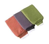 CALLARON 6PCS Dual-Side Exfoliating Bath Gloves Thick Nylon Body Scrubber for Skin Types
