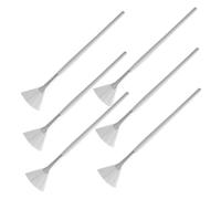 CALLARON 6pcs Facial Mask Applicators Ergonomic Fan Shaped Brushes for Skincare for Professional Daily Use Comfortable Grip for Even Application