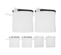 CALLARON 6pcs Mesh Laundry Bags for Washing Machine with Zipper, Sturdy Polyester Fabric, Efficient Sorting and Freshness Retained, Suitable for Delicate Clothes and Fine Textiles, Assorted