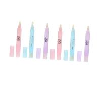CALLARON 6Pcs Nail Correction Pen Set Nail Polish Removal Tool Easy Clean for Edges for Art Enthusiasts for Home and Salon Use