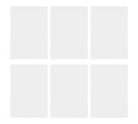 CALLARON 6pcs Portable Dry Erase Board for Handwriting Practice with Smooth Writing Surface and Matte Finish, Reusable Plastic Whiteboard Notepad for Classroom and Desk Use