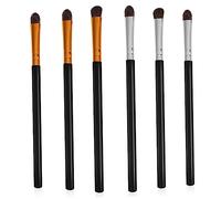 CALLARON 6pcs Professional Eyeshadow Makeup Brush Set of Horse Hair for Blending Eye Shadow for Women's Makeup Application