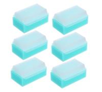 CALLARON 6pcs Sensory Brush Soft Bath Sponge Cradle Cap Brush for Tactile Development and Massage Calming Tools for Gentle Bristles