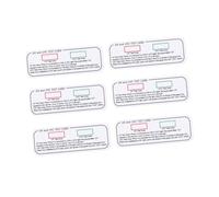 CALLARON 6pcs Test Card Uv Intensity Measurement Light Detection Indicator Card for Uv Bulb and Led Outdoor Sunshine Testing