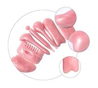 CALLARON 7PC Resin Guasha Tool Set for Facial Massage Traditional Scraping Plate Beauty Roller Acupressure Pen for Skin Tightening and Anti-Aging Treatment