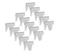CALLARON 800pcs Wire Fixing Buckle Pet Cage Clips Iron Silver for Pet Cage Indoor Outdoor Assembly for Bird Chicken Quail Pigeon