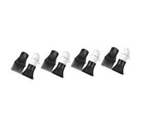 CALLARON 8pcs Dryer Diffuser Nozzle for Curling and Smoothing Hair Styles Plastic Hairdryer Comb Attachment for Blow Dryer Use Curly Hair