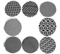 CALLARON 8pcs Hair Nets for Buns Women Hair Bonnet Covers Snoods Mesh Design Random Style