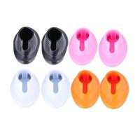 CALLARON 8Pcs Nail Polish Bottle Cork Bases Durable Nail Gel Holder Rack for Manicure Nail Art Supplies Lightweight Design for Organization Random Colors