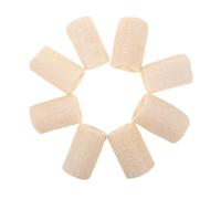 CALLARON 8pcs Natural Loofah Exfoliating Bath Sponges for Shower and Kitchen Cleaning Quick-drying Body Scrubber Pads with Strong Scrubbing Power and Gentle Massage Natural Loofa for Face