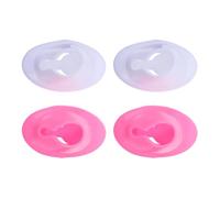 CALLARON 8pcs Silicone Nail Polish Bottle Holder Tilted Nail Varnish Stand for Spill Storage for Art Salon Display and Manicure Tools Organization