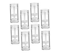 CALLARON 8pcs Twist-up Refillable Plastic Deodorant Bottle Empty Stick Tube for Storage for Womens Deodorant and Other Uses