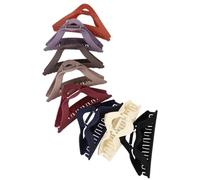 CALLARON 8pcs Unique Decorative Hair Clips for Women Large Claw Clips Stylish Hair Accessories Shark Design for Daily Use Parties
