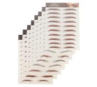CALLARON 8sheets Eyebrow Stickers for Women Realistic Eyebrow Makeup Decals for Light Sparse Brows Easy Application and Flattering Design