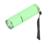 CALLARON 9led Green UV Nail Drying Lamp Portable Manicure Art Light Mini Curing Flashlight for Gel Nails with Practical Jade Test Function