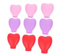 CALLARON 9pcs Silicone Makeup Brush Protective Covers Dustproof and Practical Silicone Case for Cosmetic Brushes Essential Accessories for Makeup