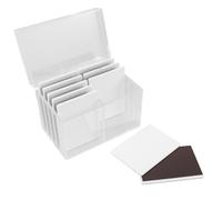 CALLARON Acrylic Eyelashes Storage Box Organizer for Travel Makeup Lightweight Durable Case for False Eyelashes for Purse Cosmetic Bag Organized