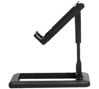 CALLARON Adjustable Foldable Cell Phone Stand Holder for Desktop and Office Use, Portable Universal Mobile Phone and Tablet Holder Made of Metal and Abs, Space-saving Design for Travel
