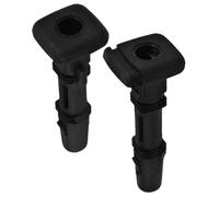 CALLARON Adjustable Locking Car Seat Headrest Guide Inserts 2 Pcs 0.51In Diameter Front Rear Headrests Pin Replacement for Vehicle Seat Accessories