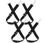 CALLARON Adjustable Nylon Bucket Straps Suitable for Equestrian Needs and Water 4pcs with High-strength Hanging Loops Versatile Use for Horses for Horse Stall Buckets and Trailers