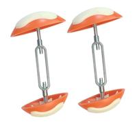 CALLARON Adjustable Shoe Stretcher for Women Durable Abs Zinc Alloy Shoe Expander Lightweight Footwear Keeper Practical Shaping Tool for Heels and Flats Portable Design in Bright Orange