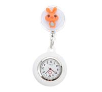 CALLARON Adorable Rabbit Designed Pocket Watch with Accurate Timekeeping and Easy to Carry Silicone Alloy Build, for Work the Hospital a Cartoon Chest Watch