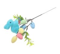 CALLARON Artificial Easter Egg Branches Colorful Foam Berries Lightweight Easter Floral Picks for Festive Celebrations Versatile Spring Decoration for Home and Party