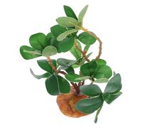 CALLARON Artificial with Climbing Pet Plant Feature Green Plastic Plant for Reptile Habitat Decor Suitable for Fish Tank and House Decoration