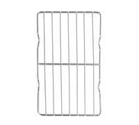 CALLARON Barbecue Grill Mesh Stainless Steel Wire Rack 35X24Cm for Oven and Garden Grilling, Square Oil Separator Net Compatible 40X30Cm Tray, Multi-Purpose Mesh for Roasting Eggs and