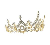 CALLARON Baroque Crystal Bridal Crown Elegant Rhinestone Headband for Weddings Engagements and Parties Stunning Hair Accessory for Brides and Women Durable Design with Sparkly Decoration