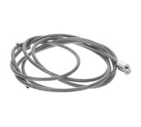 CALLARON Basketball Net Stringing Rope 4mm Sturdy Pvc-coated Steel Cable with Aluminum Buckle, Replacement Fixing Cord for Indoor Outdoor Basketball Hoop Frame Net Threading Accessory