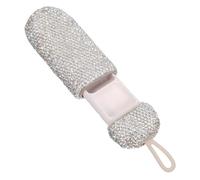 CALLARON Bling Travel Pill Organizer with Compartments Plastic Medicine Container Holder for Outdoor Use Stylish Rhinestone Pocket Case for Efficient Medication Storage and Portable Pill