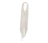 CALLARON Bohemian Macrame Headband for Women Hair Accessory for Weddings Festivals and Photography Unique Hippie Style Hairpiece Tassels and Beads
