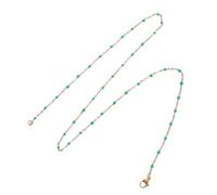 CALLARON Boho Stainless Steel Clavicle Necklace for Women Thin Beaded Pendant Chain Prom Party Accessory Summer Beach Jewelry with Chic and Resilient Design