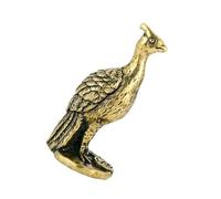 CALLARON Brass Home Decor Statue Peacocks Ornament Retro Antique Peacock-shaped Miniature Figurine Practical Living Room Mantelpiece Decoration