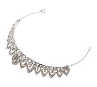 CALLARON Bridal Rhinestone Crown Headband Elegant Wedding Hair Hoop for Bride for Engagements and Parties Noble Alloy Design with Stunning Sparkle