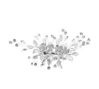 CALLARON Bridal Rhinestone Hair Clip for Weddings Elegant Headpiece for Brides and Bridesmaids Versatile Bling Accessories for Flower Stunning Hair Jewelry