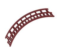 CALLARON Brown 3D Arch Bridge Miniature Bridge Statues Plastic Realistic Classical Elegance Versatile Decoration for Coffee Tables and Miniature Landscapes