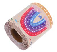 CALLARON Bulletin Board Trim Rainbow Border Paper Roll, Coated Paper, 1 Roll, Tear-Resistant DIY Cut Border for Classroom Blackboard Decoration and Bulletin Board Display