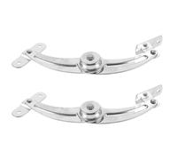 CALLARON Cabinet Door Hinge Stop 2pcs Nickel-Plated Iron Right-Handed Door Card Limiter Support for Industrial Hardware